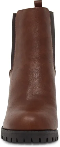Vista 3 de MARCOREPUBLIC Botines de tacón apilados con punta redonda para mujer de Geneva