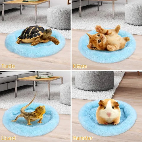 Vista 6 de FEBSNOW Cama de conejillo de indias y hámster para animales pequeños con cepillo removedor de pelo