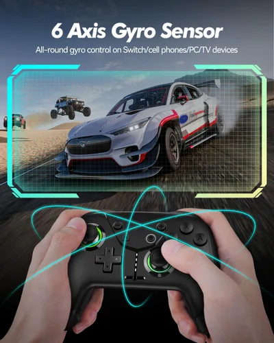 Vista 7 de GMBACK Wireless Switch 2 Controller for Nintendo Switch 2/1/Lite/OLED, Bluetooth Game Controller for iPhone/Android/PC/Steam/Mac/iPad/TV with Loop