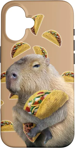 Vista 32 de Capybara Capybaras Eating Taco - Carcasa para iPhone 17