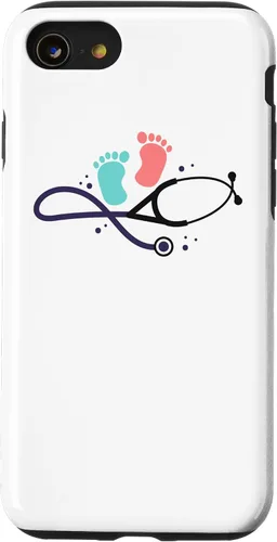 Vista 13 de iPhone 15 Enfermera pediátrica - Disfraz de Doctor White Coat para enfermeras bebé caso