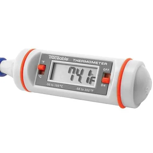 Vista 3 de Traceable® Termómetros digitales de bolsillo (±1.32.0 °F (1.8°F) de precisión, sonda de 8 pulgadas)