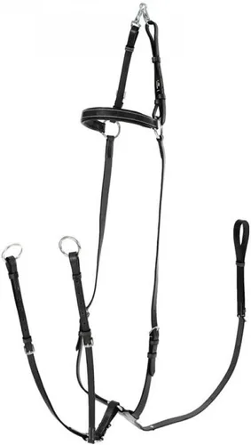 Vista 6 de Horze Peto ajustable de 3 puntos - Negro - Caballo