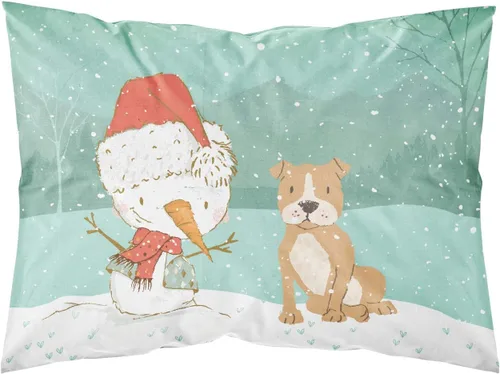 Vista 77 de Caroline's Treasures BB7625PILLOWCASE - Funda de almohada decorativa de tela con texto en inglés "Welcome Friends" Airedale Terrier estándar