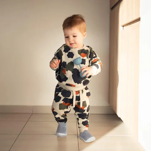 Vista 6 de Zapatos para bebé niño y niña, ligeros, transpirables, de 6 a 36 meses, tenis para caminar