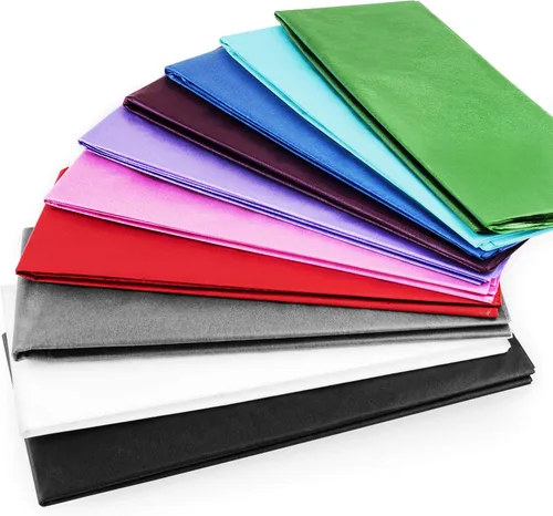 Vista 3 de Ashton and Wright Papel de seda - 19.7 x 27.6 in - 0.49 oz - 10 hojas - Azul - Paquete individual