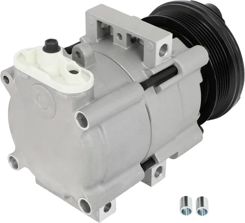 Vista 8 de CCIYU Compresor de CA con embrague 1997-2001 para Ford E-150 Econoline 4.2L A/C compresor de aire acondicionado reemplaza 5U2Z19V703ED
