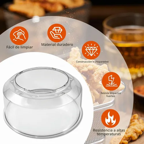 Vista 5 de Reemplazo de cúpula de potencia transparente para Nuwave Oven Pro Plus, cubierta de plástico transparente resistente a impactos y calor, pieza