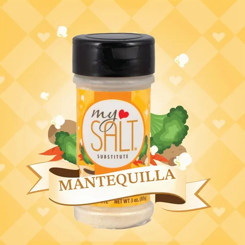 Vista 4 de Mantequilla MySALT - Sin sodio - Sabor a mantequilla salada sin la culpa de sodio