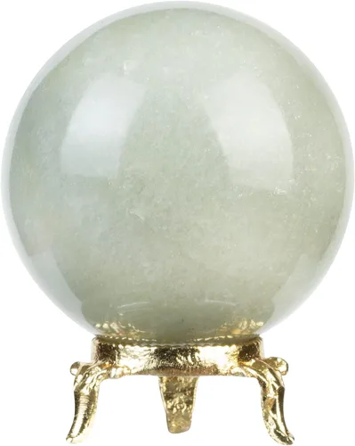 Vista 10 de ZAICUS Bola de esfera de piedra de sangre africana con soporte de metal, bola de piedras preciosas para brujería y bolas decorativas, escultura