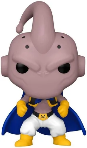 Vista 2 de POP Animación: Figura de vinilo POP de Dragon Ball Z Evil Buu (paquete con funda protectora compatible con POP Box) de 3.75 pulgadas