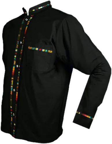 Vista 2 de Camisas de manga larga para hombre, hechas en México, varios