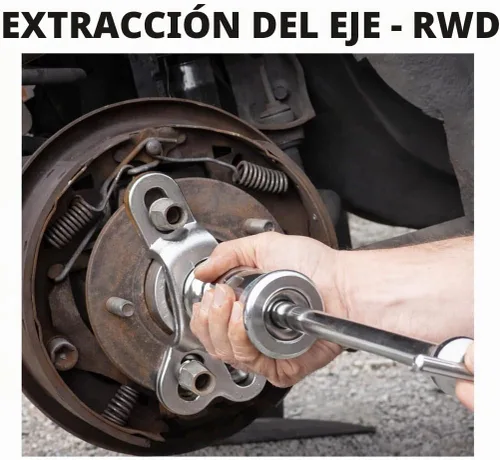 Vista 4 de Powerbuilt Juego de herramientas extractoras de eje maestro, para quitar la parte delantera y trasera, rodamientos y sellos, kit de reparación