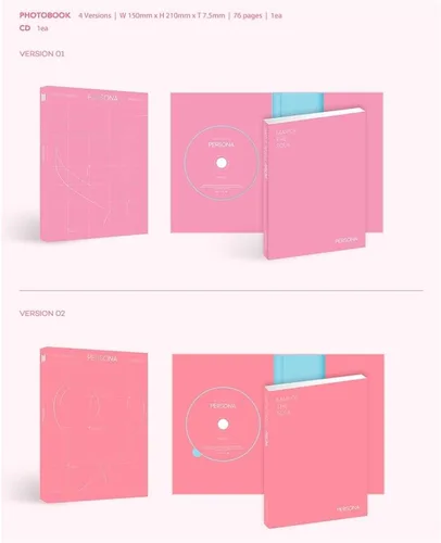 Vista 3 de BTS MAP of The Soul : Persona (Versión 1) Álbum + Póster Plegado