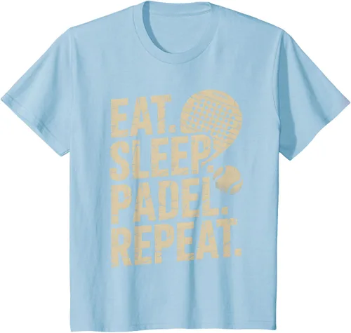 Vista 9 de Camiseta Eat Sleep Padel Repeat Padel Jugador de Tenis