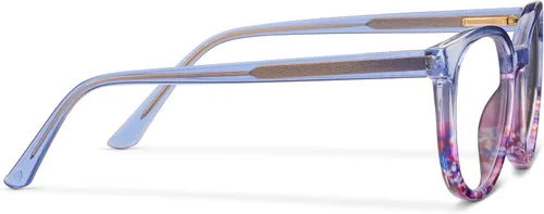 Vista 3 de Peepers by PeeperSpecs Women's That's a Wrap Oversized Round Blue Light Blocking Reading Glasses