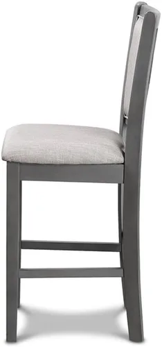 Vista 10 de New Classic Furniture Amy - Juego de mesa de comedor de 5 piezas, color gris