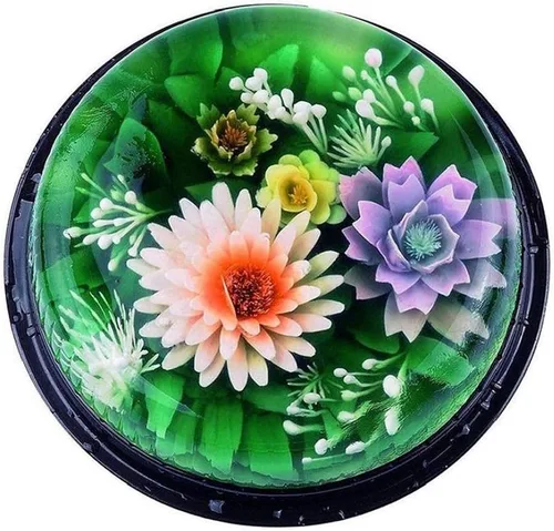 Vista 4 de Boquilla de gelatina de acero inoxidable, jeringa, aguja, pudín de gelatina, decoración de flores, accesorios de cocina, transparente, 11 uds