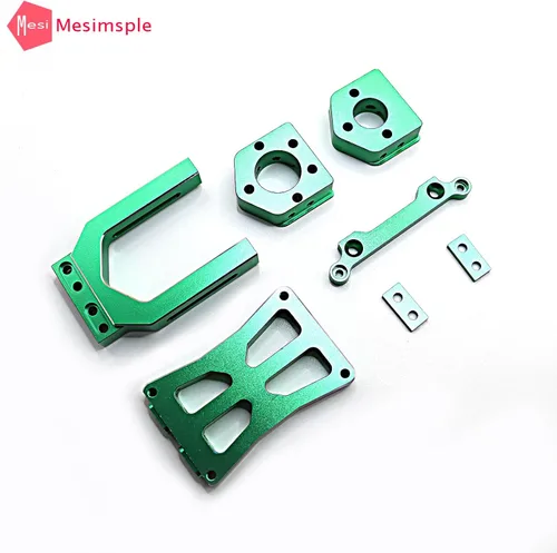 Vista 5 de Alum Front Xmaxx Motor Mount 7760 para 1/5 X-Maxx 6S & X Maxx 8S & 1/6 XRT 8S Motor Plate Camión Actualizaciones Parte Verde