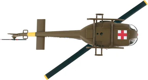 Vista 9 de Daron Worldwide Trading Sello postal UH-1 Huey MEDEVAC Vehículo del Ejército de EE. UU. (Escala 1/87)