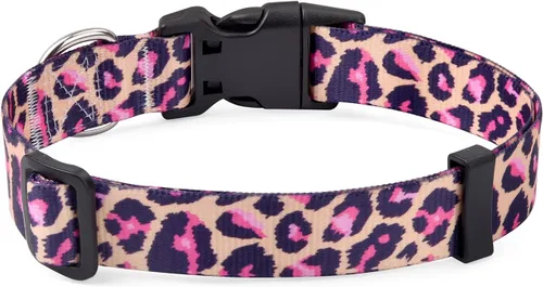 Vista 30 de Mihqy - Collar de perro, patrones geométricos florales, tribales, bohemios, collar de estilo étnico, suave y ajustable, para perros pequeños