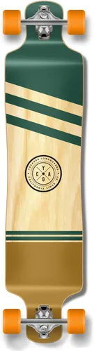 Vista 32 de Yocaher Earth Series - Patinetas completas Longboard con BlackWidow Premium 80A Grip Tape Aluminio Truck ABEC-9 Rodamiento 2.756 in Ruedas
