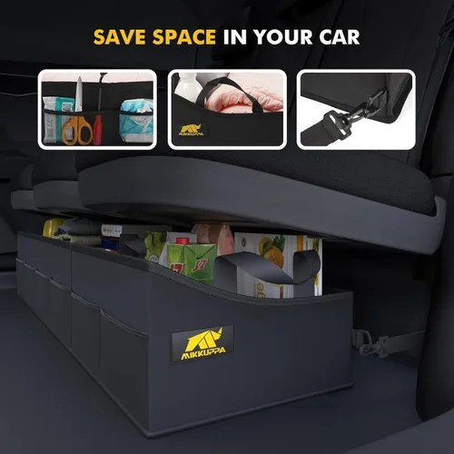 Vista 6 de MIKKUPPA Almacenamiento bajo asiento para camioneta - Reemplazo para Ford F150 F250 F350 2015-2024, bolsa organizadora de caja de herramientas