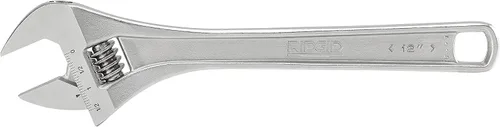 Vista 3 de Ridgid 86917 762 Llave ajustable, llave ajustable de 12 pulgadas para métrica y SAE, plata, pequeña