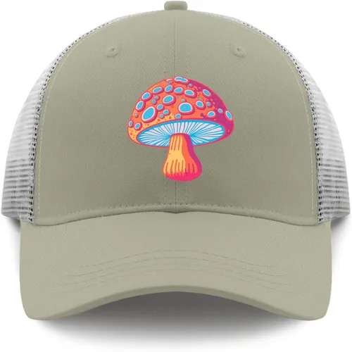 Vista 9 de devor Hat Mushroom Dad Hats for Women Funny Baseball Cap Adjustable