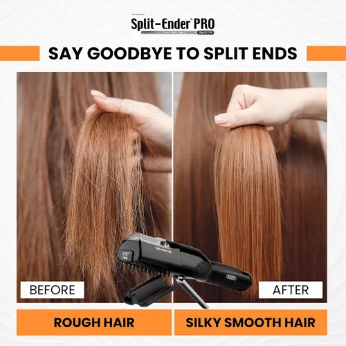 Vista 7 de Split-Ender PRO - Herramienta de Belleza Profesional Original - Recortadora de Puntas Abiertas Inalámbrica para Cabello Dañado, Seco, Quebradizo