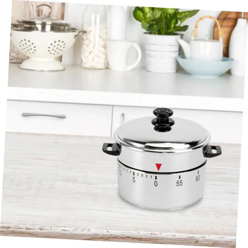 Vista 7 de SHOWERORO Temporizador de 2 piezas, herramientas para barbacoa, temporizadores digitales, cadenas de acero inoxidable, forma de cocina, temporizador