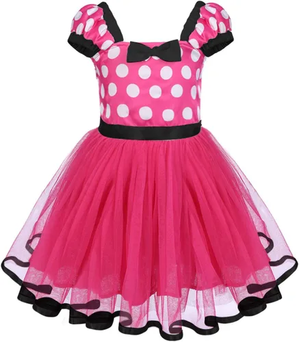 Vista 49 de IWEMEK - Maillot de ballet con diadema para niña con lunares, disfraz con diadema, leotardo