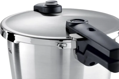 Vista 5 de Fissler Vitaquick Premium - Juego de 2 piezas, sartén a presión de 2.6 cuartos de galón y olla a presión de 4.8 cuartos de galón