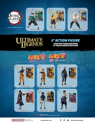 Vista 6 de Ultimate Legends - Figura de acción de Naruto Uzumaki (joven) de Naruto de 5 pulgadas