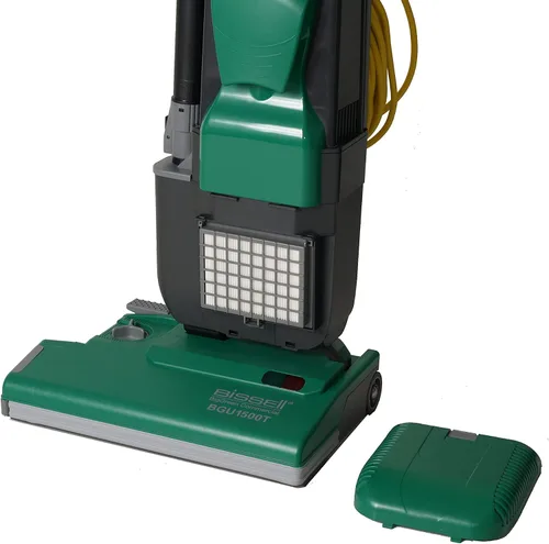 Vista 3 de Bissell Aspiradora vertical comercial BGU18000T resistente, con herramientas a bordo, motor doble, trayectoria de limpieza de 18 pulgadas, cable