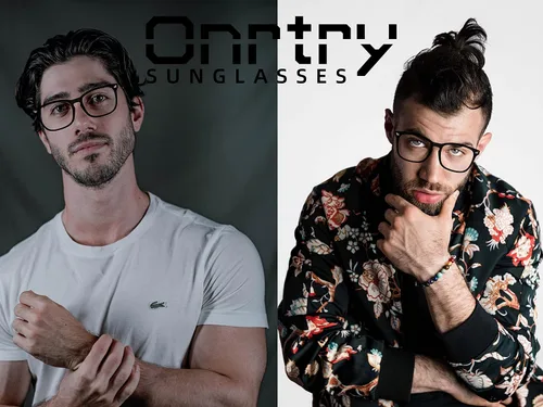 Vista 3 de Gafas sin receta para hombres y mujeres, lentes transparentes cuadradas