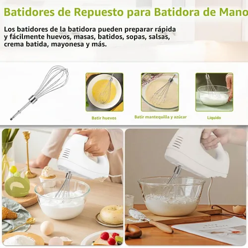 Vista 5 de Batidoras de mano batidoras de repuesto con batidoras de mano batidor para batidoras de mano Hamilton Beach 62682RZ 62692 62695V 64699 batidor
