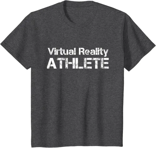 Vista 26 de Virtual Reality ATHLETE for VR Gamers Camiseta, Negro, S