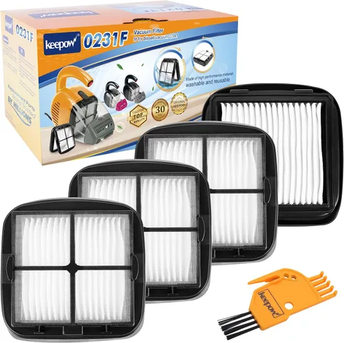 Vista 7 de KEEPOW Filtro de borrador de pelo de mascotas 97D5, paquete de 2 – Compatible con el borrador de pelo de mascotas Bissell con cable para aspiradora