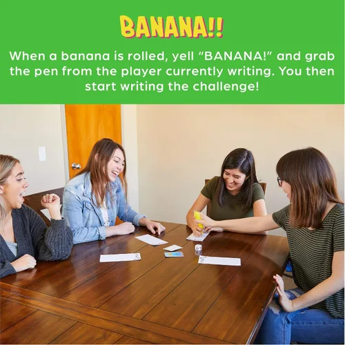 Vista 6 de Continuum Games Banana Blitz, Banana Grabba Juego de dados de acción rápida Diversión familiar de ritmo rápido para la noche