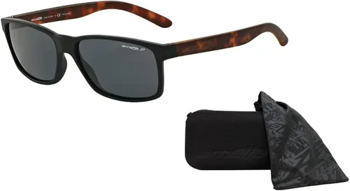 Vista 3 de ARNETTE AN4185 Rectangle Sunglasses for Men BUNDLE with Designer iWear Complimentary Eyewear Kit