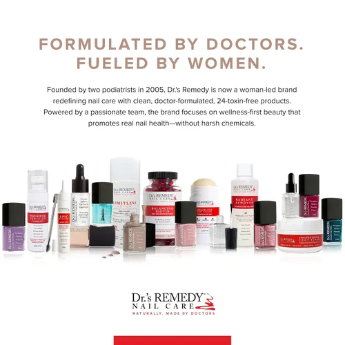 Vista 6 de Dr’s Remedy Esmalte de uñas enriquecido: No tóxico, totalmente natural y orgánico - Formulado por un médico: Fortalece, restaura, cura y protege