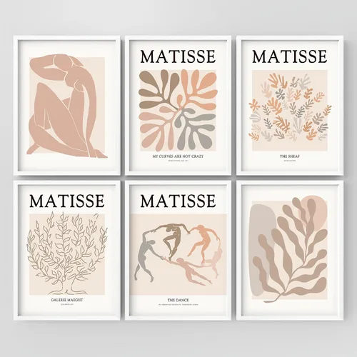 Vista 77 de Juego de galería de collage enmarcado para pared, diseño de plantas de flores de William Morris, ilustraciones de naturaleza silvestre, moderno