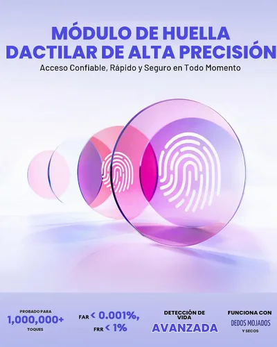 Vista 2 de NGTeco Reloj de tiempo para pequeñas empresas, huella dactilar/PIN Clock-in