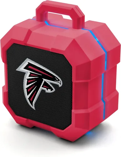 Vista 14 de SOAR NFL Shockbox - Altavoz Bluetooth inalámbrico LED, resistente al agua, IPX4, 5.0 Bluetooth con más de 5 horas de tiempo de reproducción, pequeño