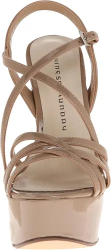 Vista 2 de Chinese Laundry Sandalias de vestir con plataforma Teaser para mujer, Negro
