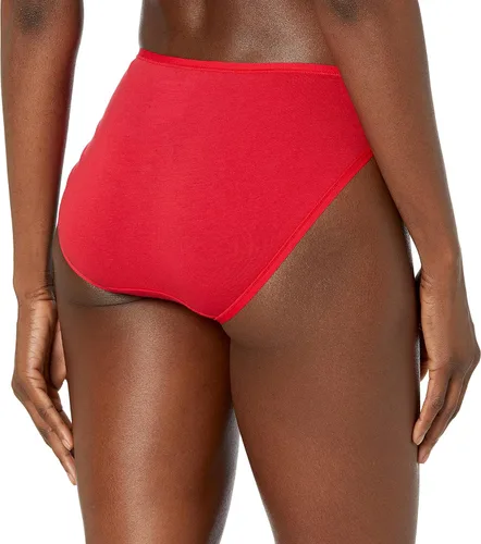 Vista 3 de Tienda Essentials - Ropa interior de algodón y de pierna alta para mujer (disponible en talla extragrande), paquete múltiple