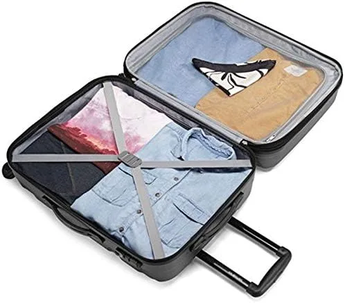 Vista 3 de Samsonite Omni Pc Hardside Equipaje extensible con ruedas giratorias Platino 68308-1776P