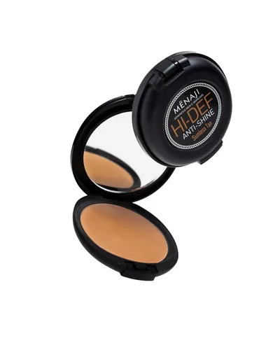 Vista 10 de Menaji HDPV Polvo antibrillo (bronce) Maquillaje facial antibrillo para hombres Polvo facial de alta definición Polvo facial agradable a