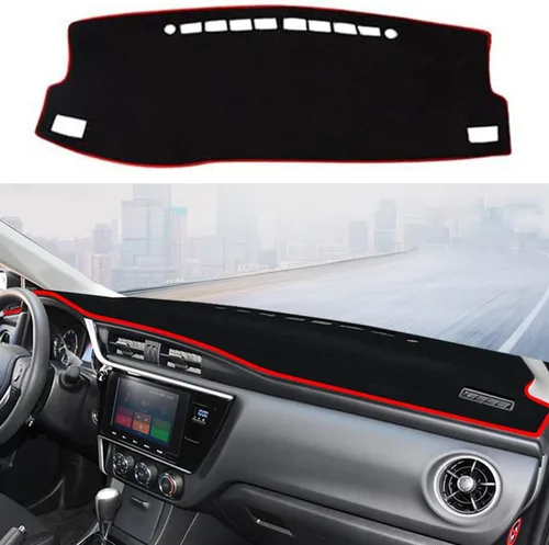 Vista 35 de Cubierta de salpicadero para salpicadero, alfombra personalizada para Toyota RAV4 2013 2014 2015 2016 2017 2018 Accesorios antideslizante protector